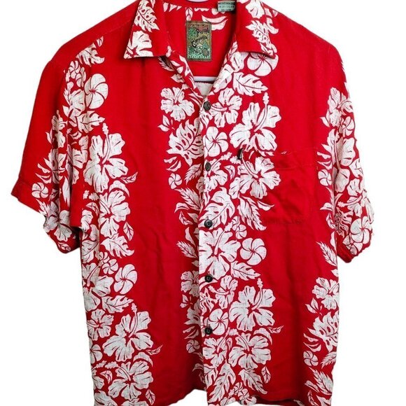 Pineapple Connection Other - (M96) Pineapple Connection Men's Hawaiian Button Down Rayon  Shirt Size M